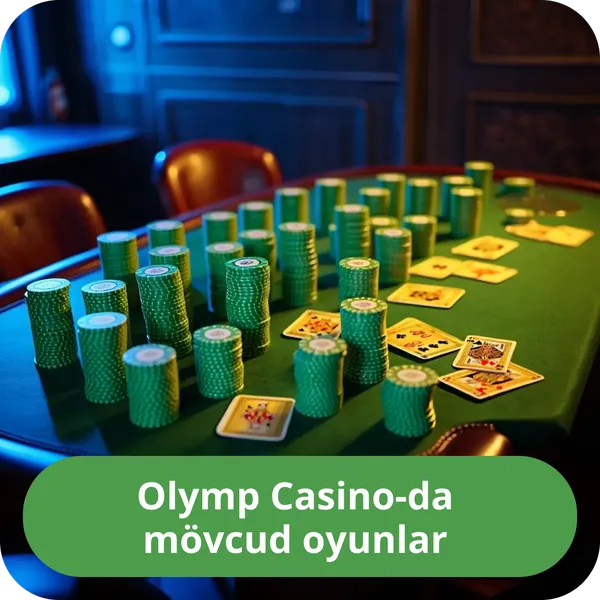 Olymp Casino-da mövcud oyunlar